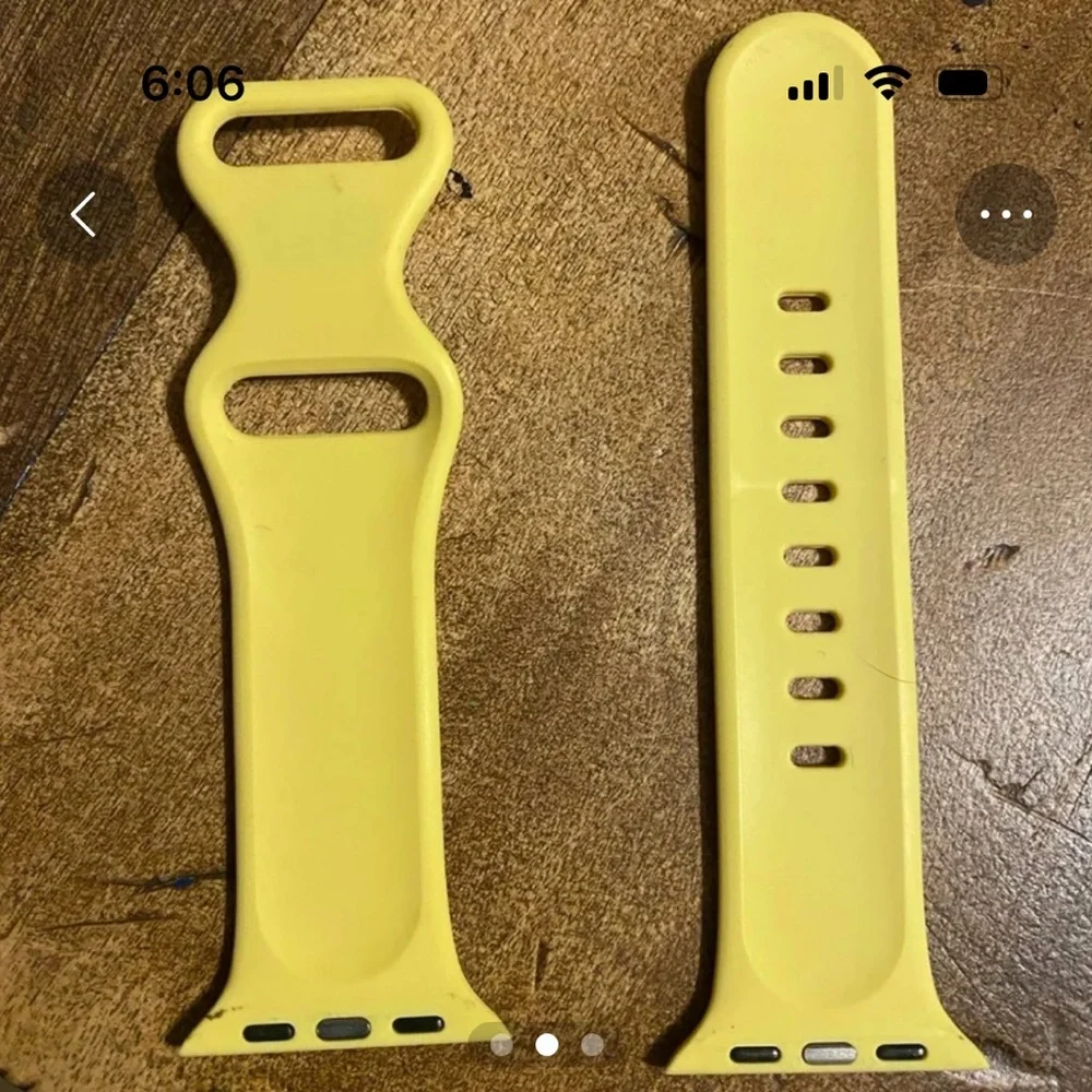 Yellow Wearable Band Apple